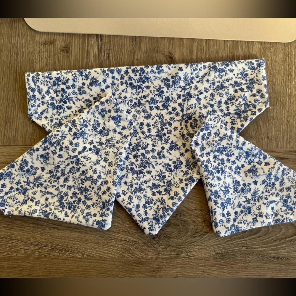 Floral dog bandanas
